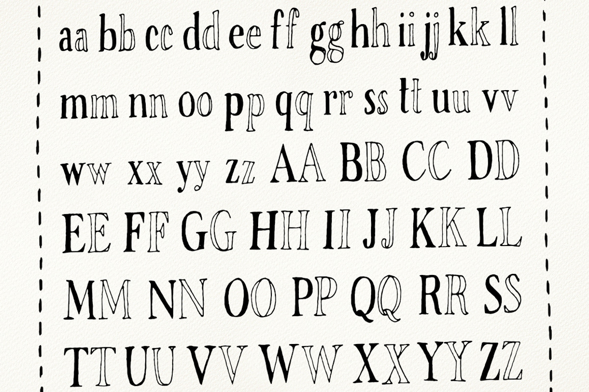 Rivina Pen Font Family preview 3