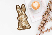 Easter Bunny Set, Multilayer Decor, a Design Template by LaserCutano (Thumbnail 7 of 7)