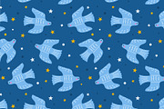 Dove Seamless Pattern Collection, a Pattern Graphic by AnbyArt (Thumbnail 4 of 10)
