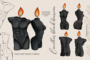Candles and torsos of god and goddes, an Illustration by Siriliadka Dreams (Thumbnail 3 of 10)