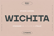 Wichita – Display Sans Serif Font, a Sans Serif Font by Studio Aurora (Thumbnail 1 of 7)