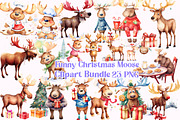 Funny Christmas Moose, an Illustration by Wow Magic (Thumbnail 1 of 4)