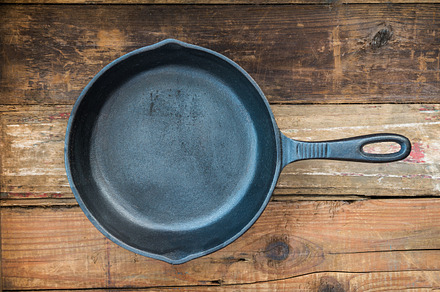 Castiron frying pan featuring cast iron, pan, and skillet, a Food & Drink Photo by MAnuta