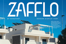 Zafflo – Modern Display Font