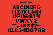 Slang Stencil Display Font, a Sans Serif Font by Fried Design Company (Thumbnail 2 of 15)