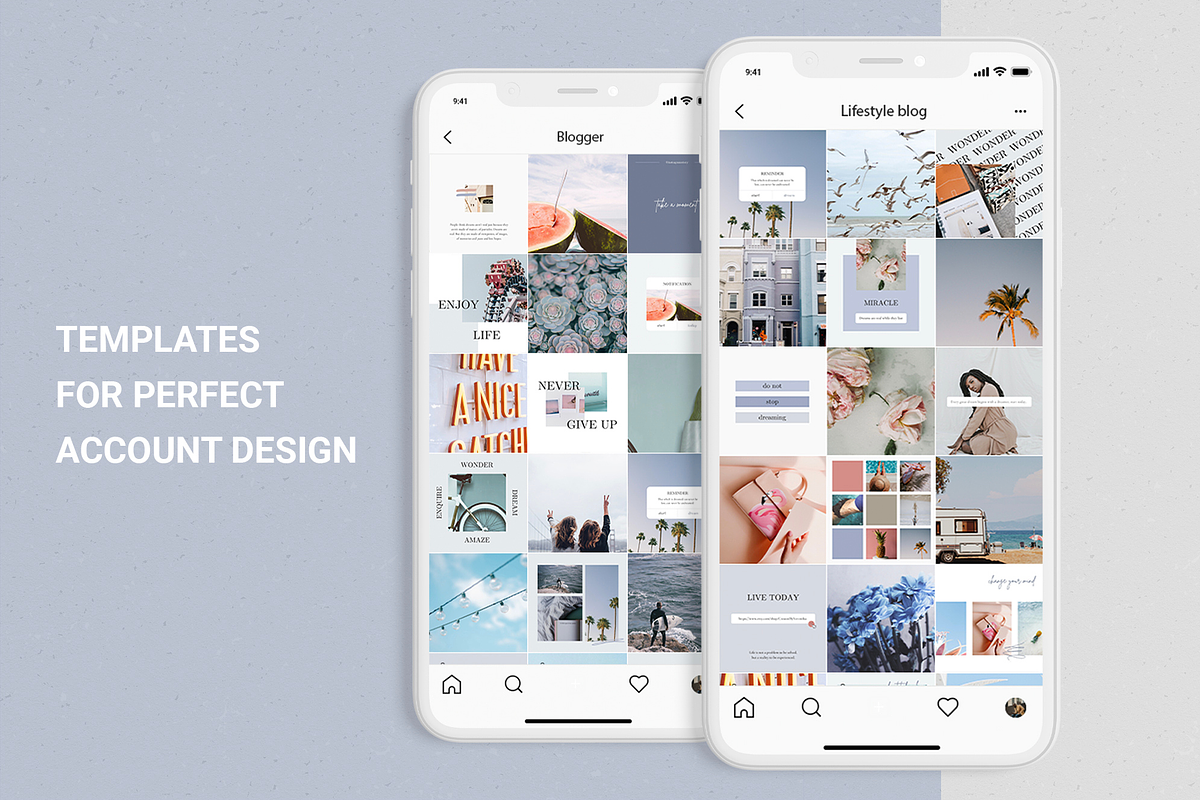 Lifestyle Blog Instagram Templates, a Social Media Template by Eden Origin Studio (Photo 3 of 7)