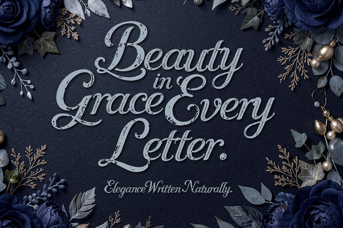 Bravitura Script - Rustic Elegance, a Script Font by HypeWorksCo (Photo 4 of 15)