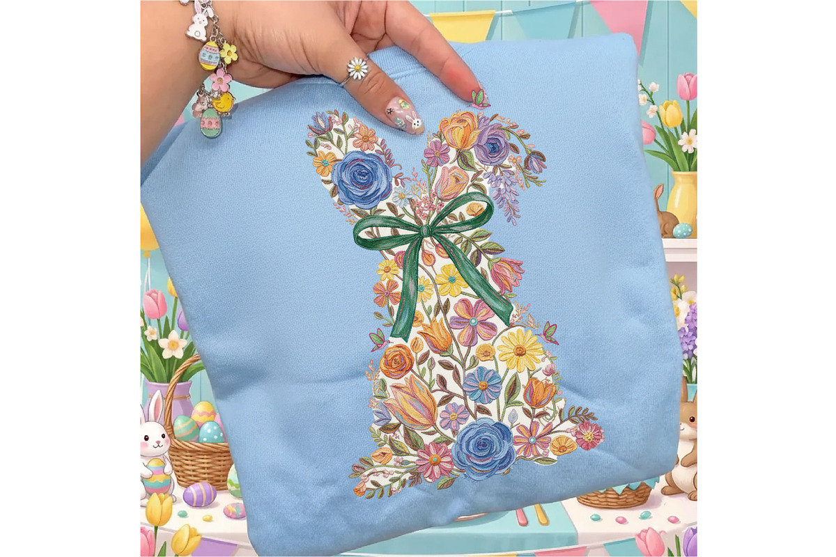 Brushstroke Easter Bunny Png Easter, an Illustration by Designking (Photo 3 of 6)