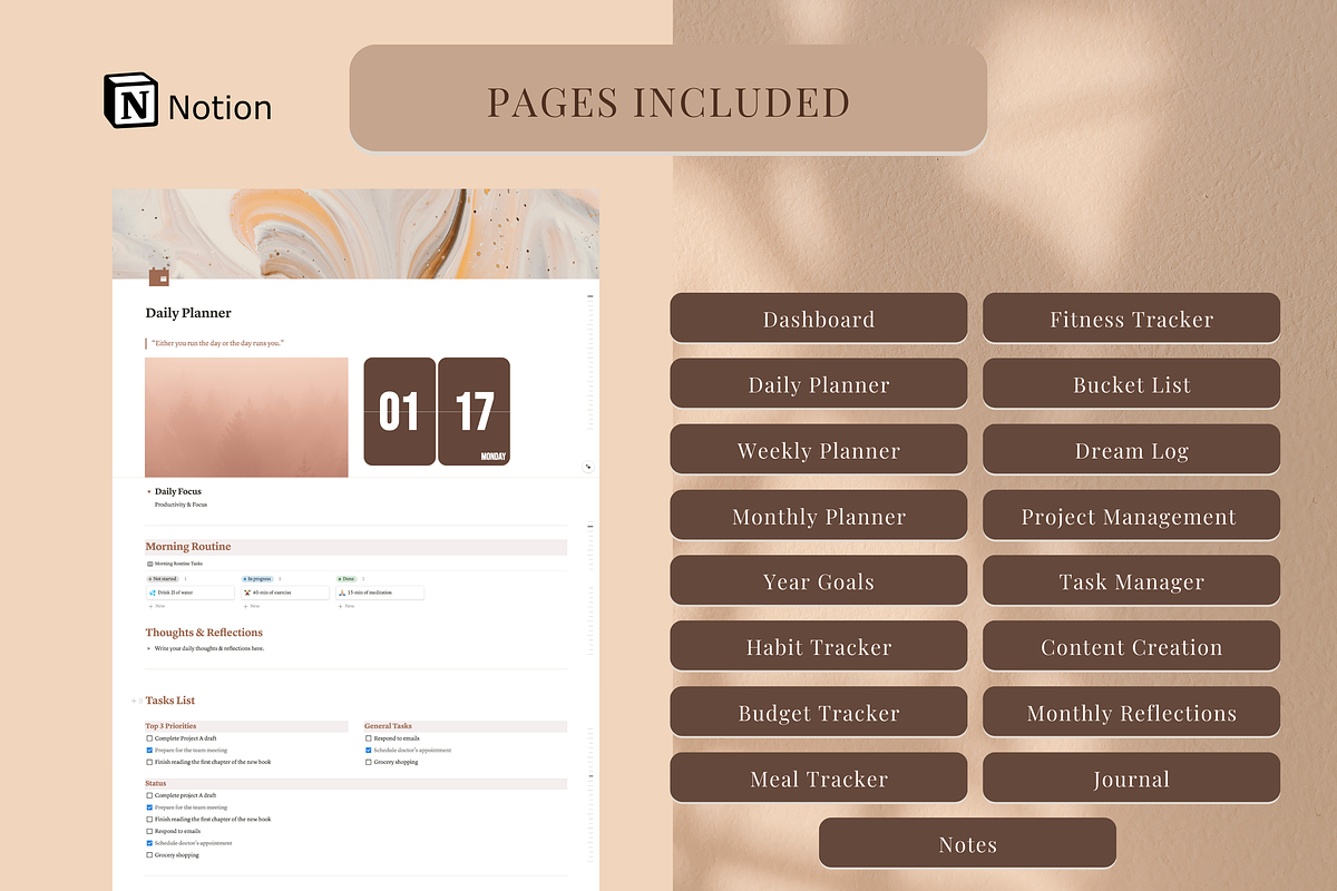 Ultimate Notion Planner, an App Template by Lumina Alchemy (Photo 10 of 10)