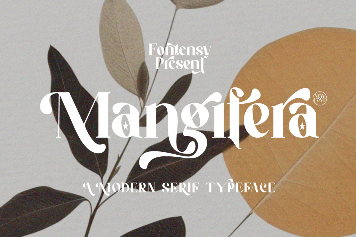 Mangifera Serif Eegant, a Serif Font by Cut Story (Photo 1 of 12)