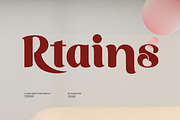 Rtains, a Sans Serif Font by zaaintype (Thumbnail 1 of 12)