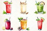 Summer Tropical Smoothie Cup Clipart, an Illustration by DreamCafeArt (Thumbnail 3 of 3)