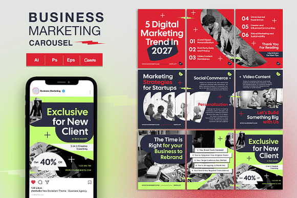 Business | Instagram Carousel preview 5