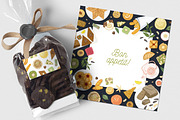 Oriental sweets set + backgrounds, a Food Illustration by Good Studio (Thumbnail 20 of 21)