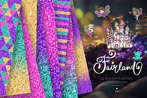 Abstract Glitter Textures Patterns, a Pattern Graphic by KaramfilaS