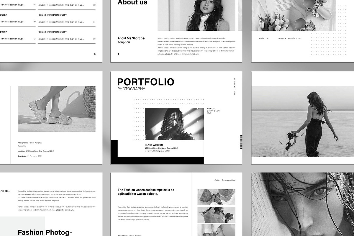 Photography Portfolio Template, a Brochure Template by ElvinPrint (Photo 4 of 10)