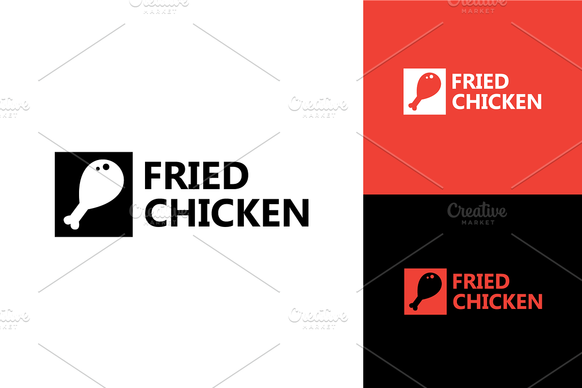 Freed Chicken Logo, a Branding & Logo Template by zaqilogo