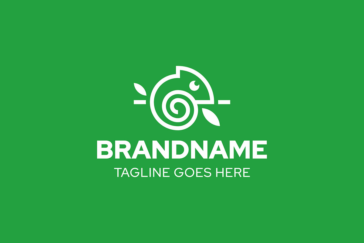 Chameleon on the Branch Logo, a Branding & Logo Template by Pray Art Design Studio (Photo 2 of 2)