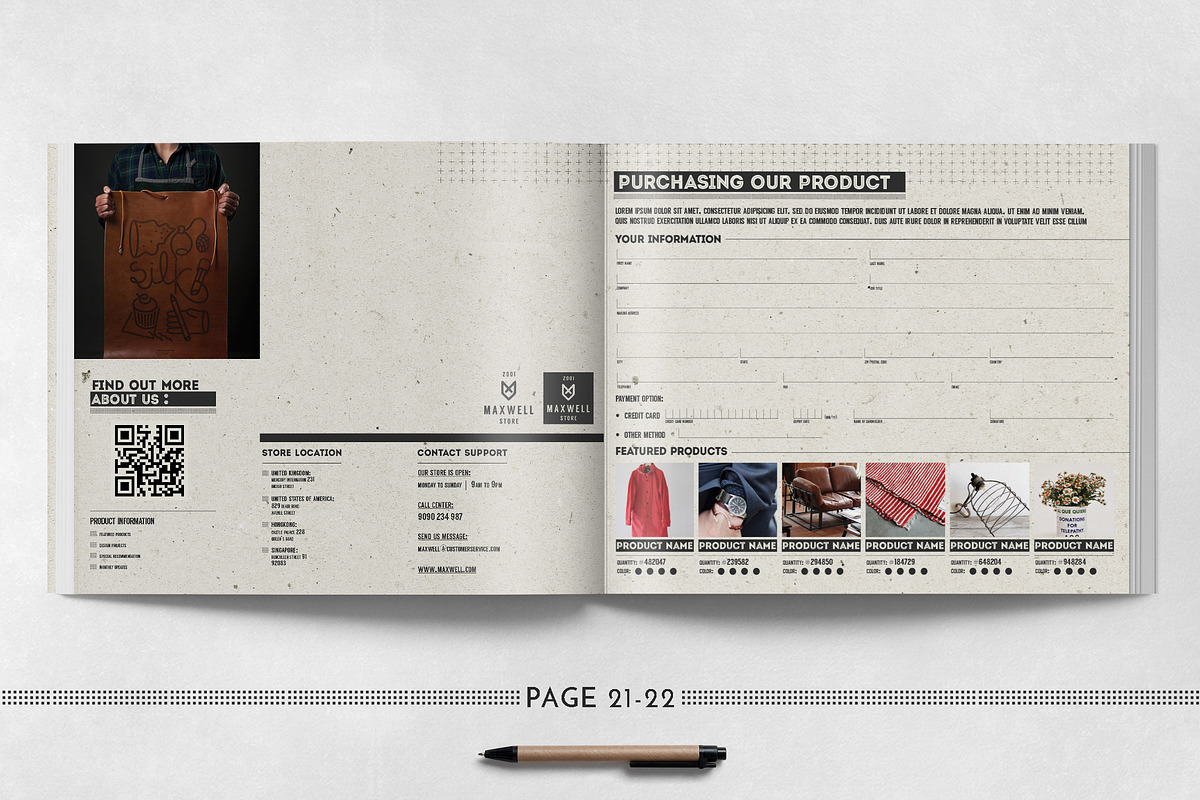Minimalist Product Catalog, a Brochure Template by BlueRobinStudio (Photo 13 of 13)