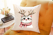 Snow Cats Compositions Winter PNG, an Illustration by Sublimation Artist (Thumbnail 6 of 6)