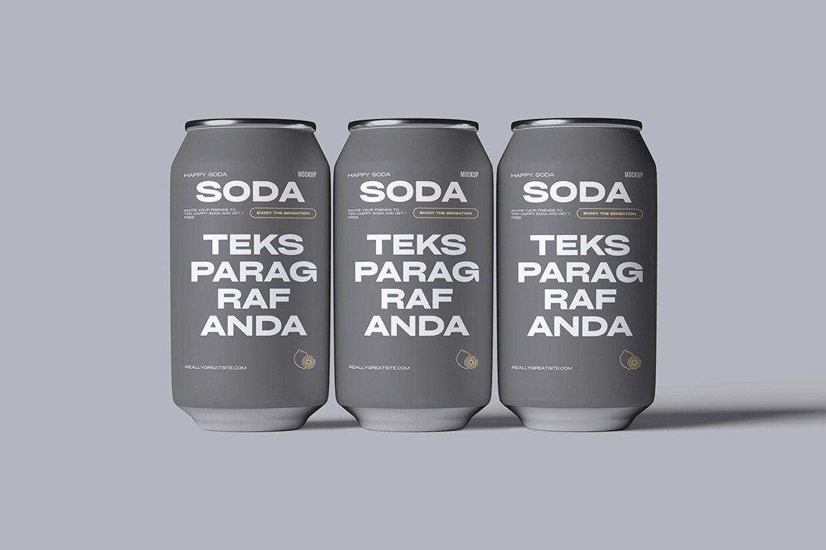 500ML CAN MOCKUP, a Packaging Mockup by Creative_A23 (Photo 1 of 4)