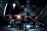 CIGAR & WHISKEY Flyer Template, a Flyer Template by OVNI-TEMPLATES (Thumbnail 3 of 3)