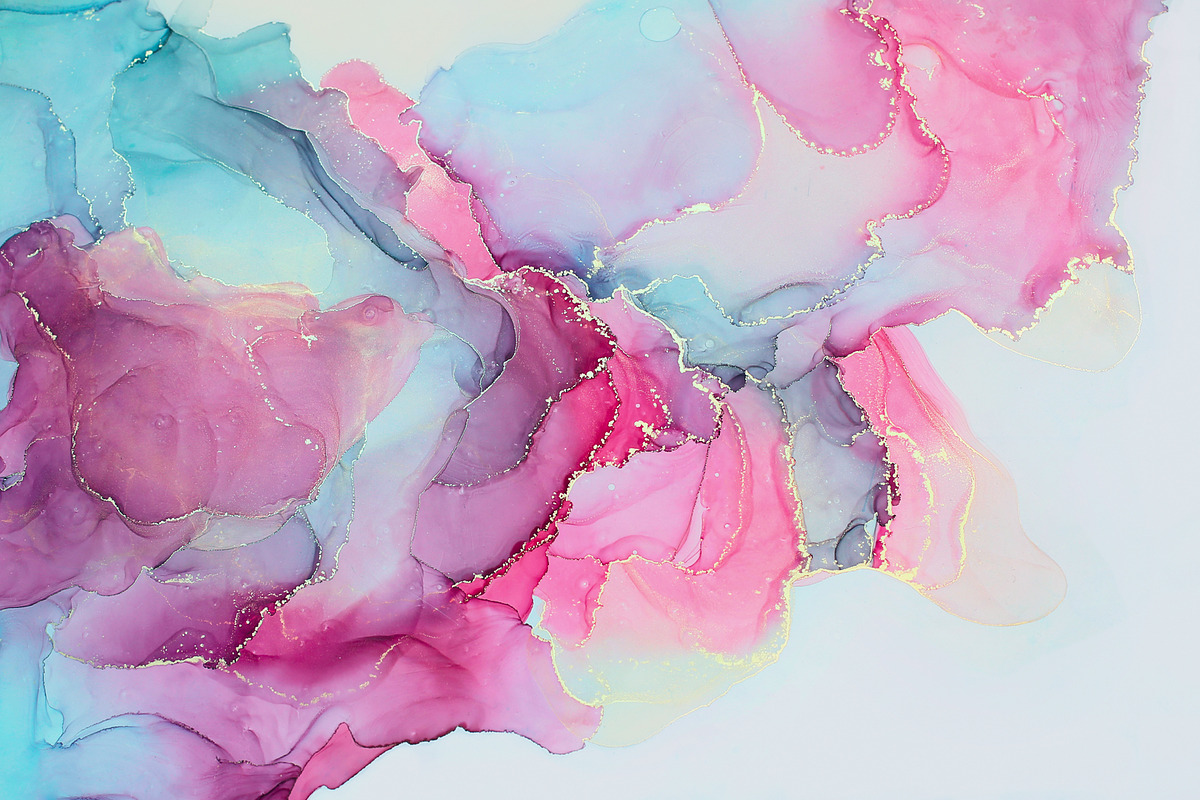 Colorful alcohol ink texture, a Texture Graphic by Anntuan (Photo 6 of 16)