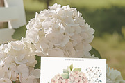 Hydrangea Watercolor Invitation Set, a Decorative Illustration by Sunshine Art (Thumbnail 3 of 13)