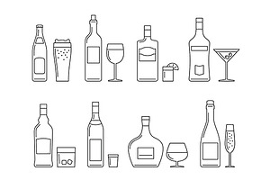 Drinks Line Icon