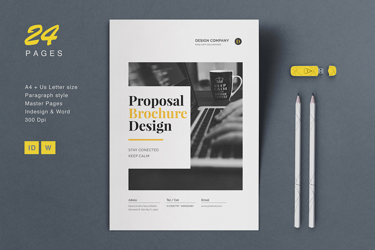 Proposal Brochure, a Brochure Template by Estartshop (Photo 1 of 13)