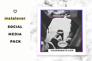 Instalover Instagram SocialMediaPack, a Social Media Template by RedRiver Studio (Thumbnail 3 of 8)