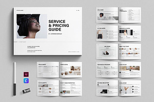 Service & Pricing Guide Template, a Brochure Template by E-Type