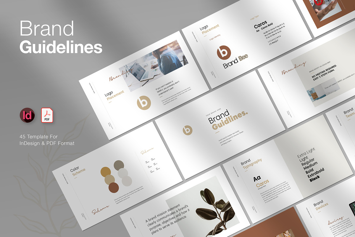 Brand Guidelines Template preview 2