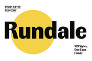 Rundale, a Sans Serif Font by Propertype (Thumbnail 1 of 15)