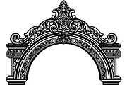 Islamic Arch Ornament Set, an Object Graphic by Creativeshirt (Thumbnail 3 of 18)