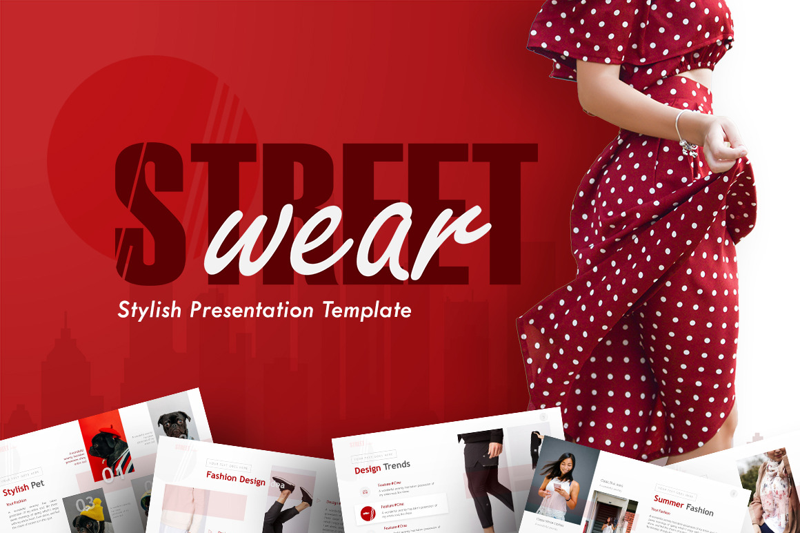 Street Wear - Stylish PowerPoint, a Presentation Template by Brandearth ...