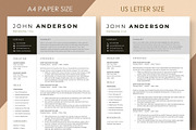 Modern Resume Template CV Design, a Resume Template by resumetemplathttps://d3es (Thumbnail 6 of 9)