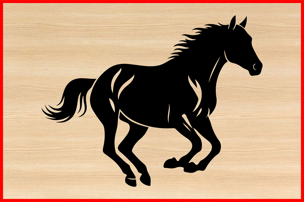 50 Horse Motion Silhouette Bundle, an Illustration by musafir_fashion (Photo 4 of 4)