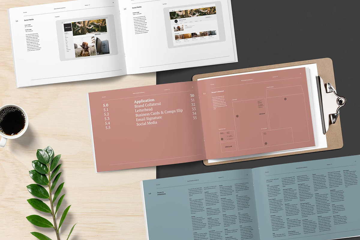 BOHEME / Brand Guidelines, a Brochure Template by Circular (Photo 4 of 7)
