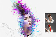 Portrait Watercolor Photoshop Action, an Action Add-On by MRI STUDIO (Thumbnail 9 of 13)