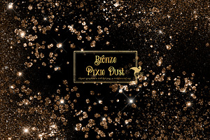 Bronze Pixie Dust Overlays