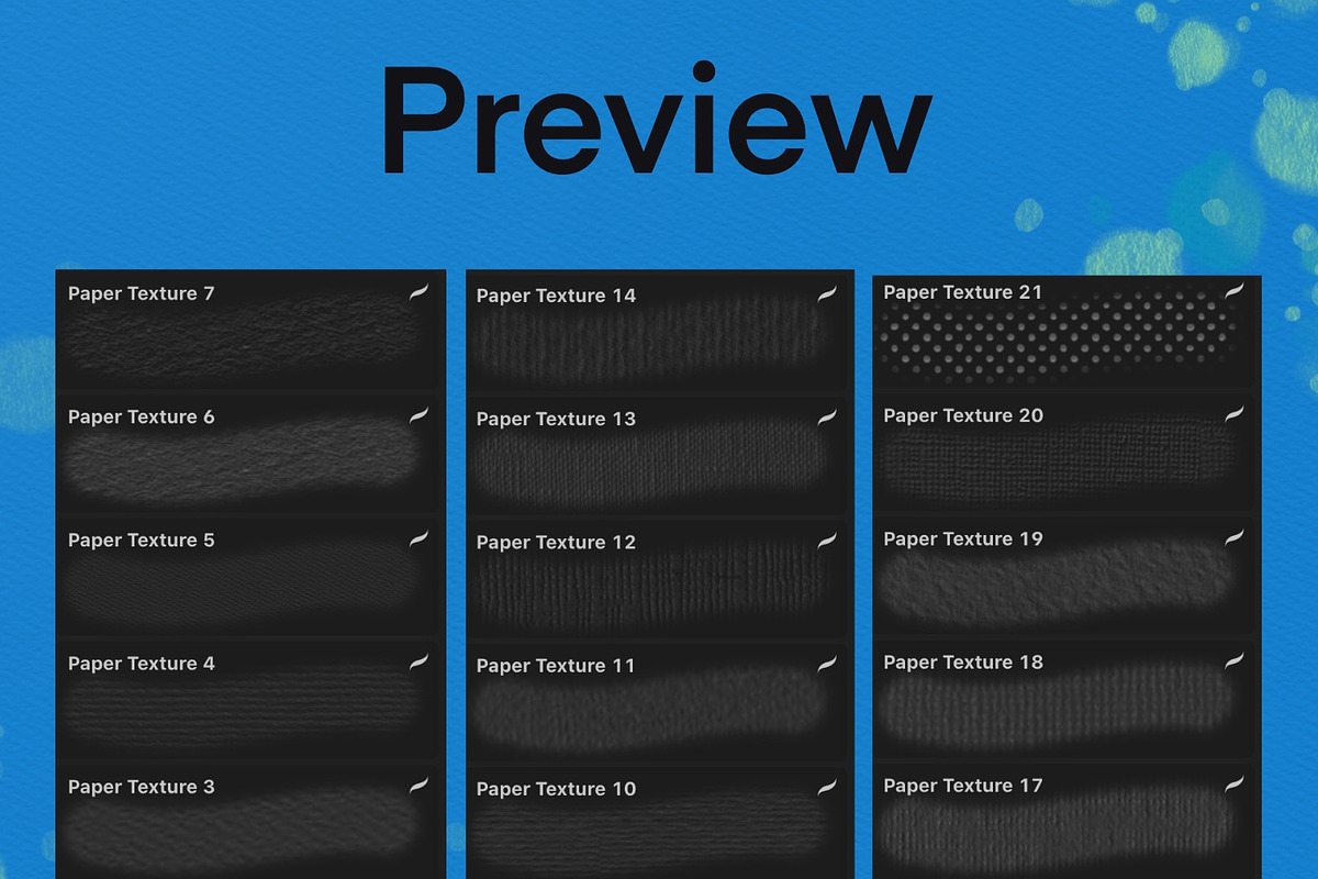 Procreate Paper & Canvas Brushes, a Brush Add-On by Vectorheroes (Photo 6 of 10)