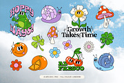 Touch Grass - Funky Nature Graphics, a Graphic by Lucy Jenn (Thumbnail 5 of 11)
