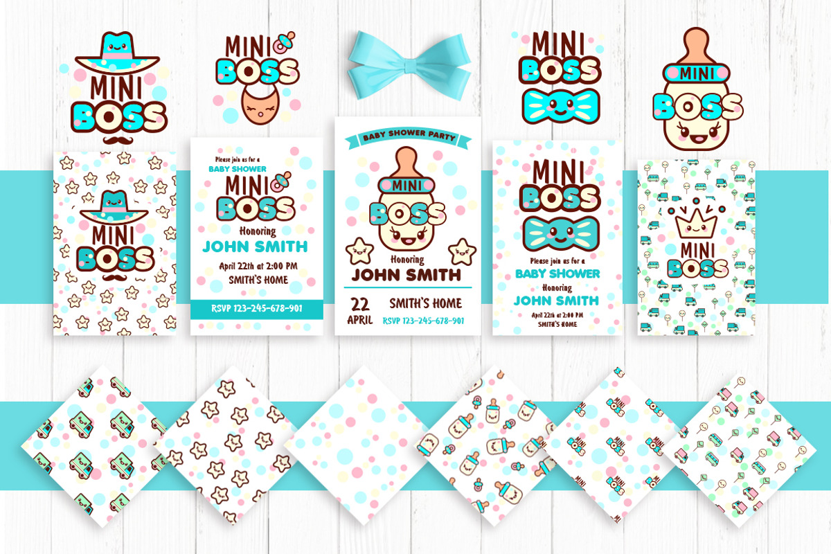 Collection of cute prints for boys, an Object Graphic by Kseniia Kuznetsova (Photo 4 of 5)