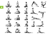 Yoga Poses and Wellness, an Object Graphic by RT Studio (Thumbnail 1 of 4)