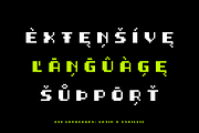 Helicopter – Pixel Display Typeface, a Font by alpercakici (Thumbnail 12 of 14)
