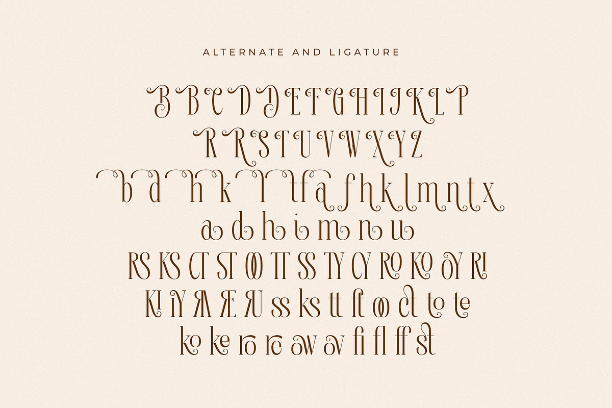Deronia Beauty Branding Serif Font, a Serif Font by RantautypeStudio (Photo 16 of 17)