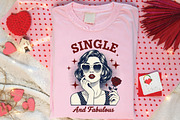 Single Retro Girl Valentine PNG, an Illustration by DreamPrint404 (Thumbnail 7 of 8)
