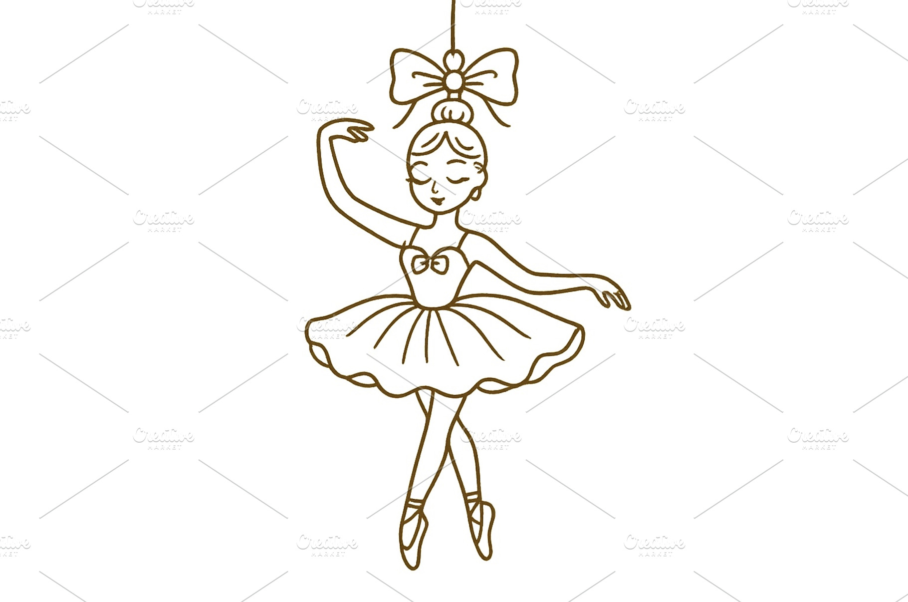 Ballerina with a bow dancing, an Arts & Entertainment Photo by ZinetroN