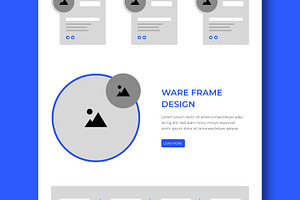 Wireframe Landing Page Layout